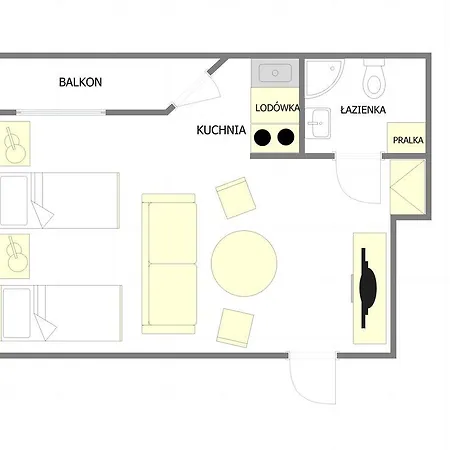 Апарт-отель 1 Night In - Matejki Познань